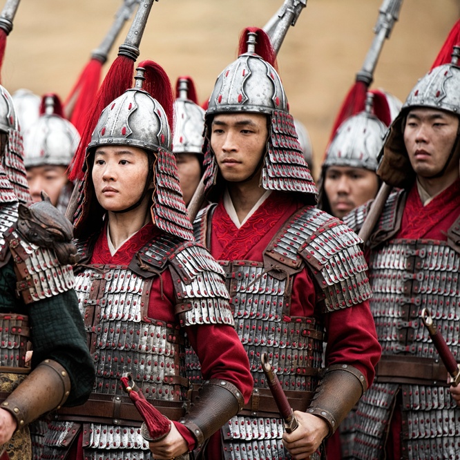 Une scène du film <em>Mulan</em>
