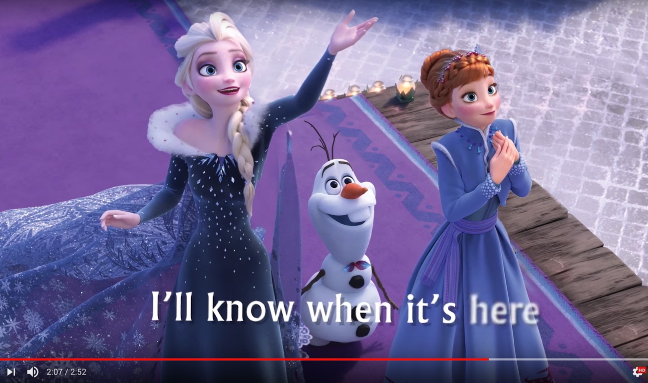 Voici le nouveau ver d'oreille de La reine des neiges