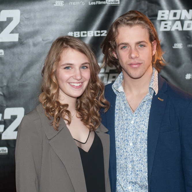 Sur le tapis rouge du film <em>Bon Cop Bad Cop 2</em>