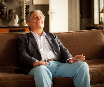 Une scène du film Une heure de tranquillité
