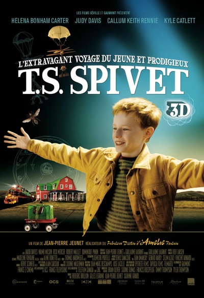 Affiche du film L'extravagant voyage du jeune et prodigieux T.S. Spivet