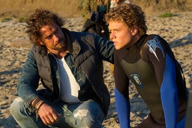 Une scène du film Chasing Mavericks Une scène du film Chasing Mavericks