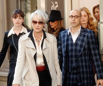 Scène du film Le diable s'habille en Prada