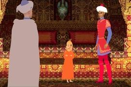Scène du film Azur et Asmar Scène du film Azur et Asmar