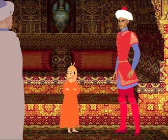 Scène du film Azur et Asmar