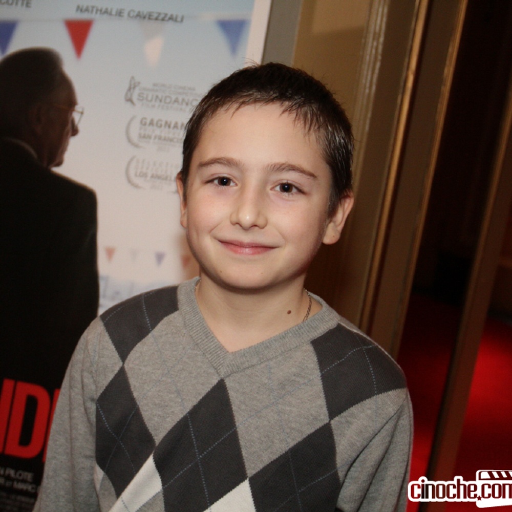 Sur le tapis rouge du film Le vendeur