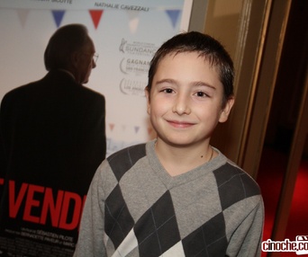 Sur le tapis rouge du film Le vendeur