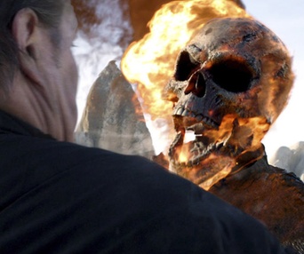 Une scène du film Ghost Rider: Spirit of Vengeance