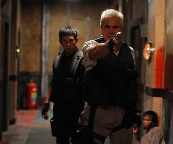 Une scène du film The Raid: Redemption