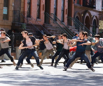 Une scène du film West Side Story