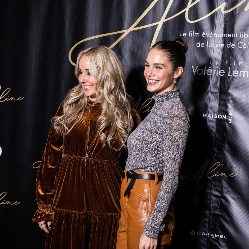 Tapis rouge du film Aline