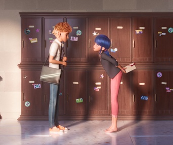 Une scène du film Miraculous: Ladybug & Cat Noir, The Movie