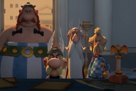 Une scène du film Astérix: Le domaine des Dieux Une scène du film Astérix: Le domaine des Dieux