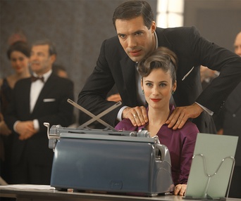 Une scène du film Populaire