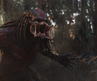 Une scène du film The Predator