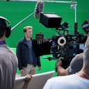 Sur le plateau de Captain America: The Winter Soldier