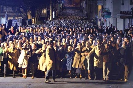Scène du film Nuit noire, 17 octobre 1961