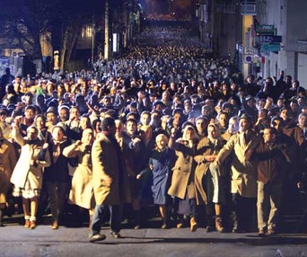 Scène du film Nuit noire, 17 octobre 1961