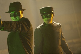 Une scène du film The Green Hornet