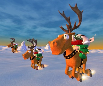 Une scène du film Santa vs. the Snowman in 3D