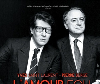 Affiche du film Yves Saint Laurent – Pierre Bergé, l'amour fou