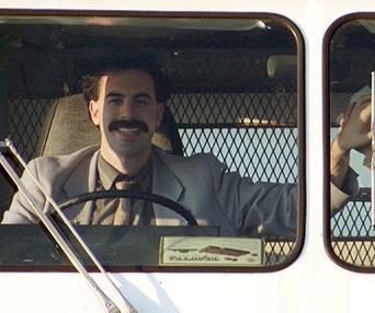 Scène du film Borat