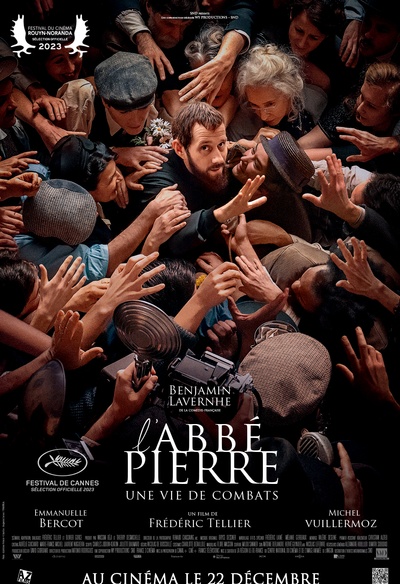 Affiche du film L'abbé Pierre - Une vie de combats