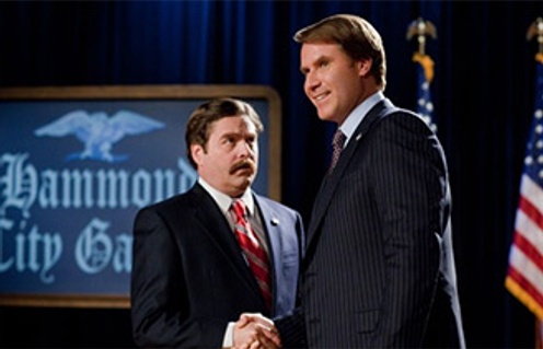 Will Ferrell et Zach Galifianakis dans The Campaign