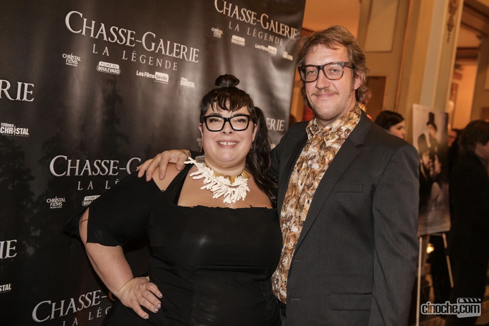 Sur le tapis rouge du film Chasse-Galerie : La légende
