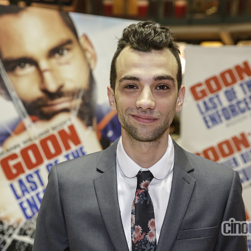 Sur le tapis rouge du film Goon: Last of the Enforcers