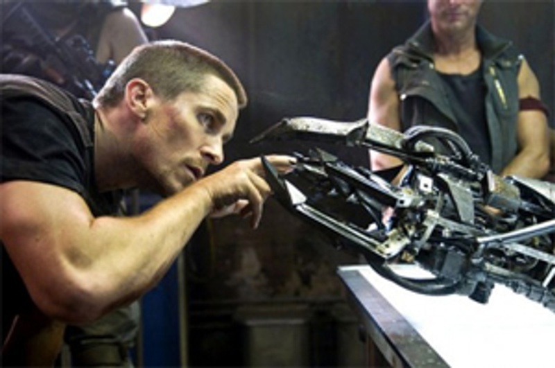 Christian Bale dans le film Terminator Salvation
