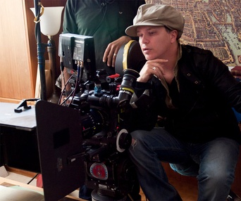 Sur le plateau du film Les Seigneurs