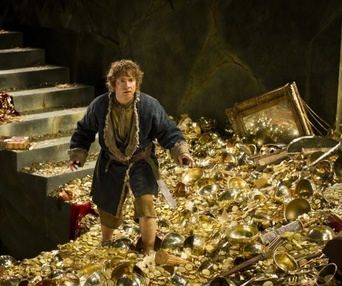 Une scène du film The Hobbit: The Desolation of Smaug