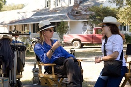 Sur le plateau du film The Lucky One