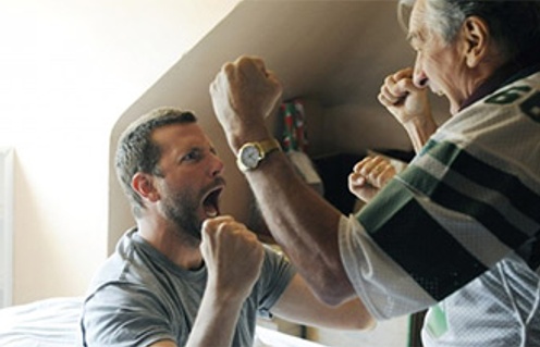 Robert De Niro et Bradley Cooper dans Silver Linings Playbook