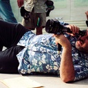 Alex Proyas sur le plateau de I, Robot
