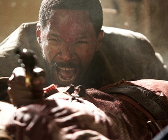Une scène du film Django Unchained