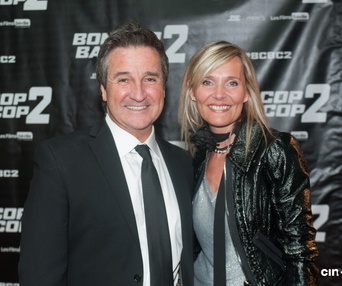 Sur le tapis rouge du film Bon Cop Bad Cop 2