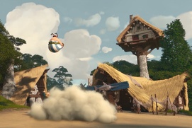 Une scène du film Astérix: Le domaine des Dieux Une scène du film Astérix: Le domaine des Dieux