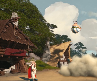 Une scène du film Astérix: Le domaine des Dieux