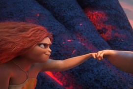Une scène du film The Croods: A New Age Une scène du film The Croods: A New Age