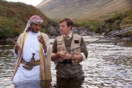 Une scène du film Salmon Fishing in the Yemen Une scène du film Salmon Fishing in the Yemen