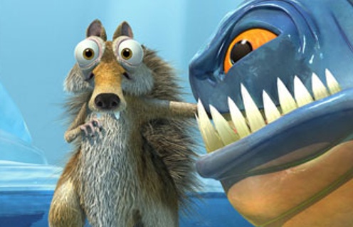 Une scène du film Ice Age: The Meltdown