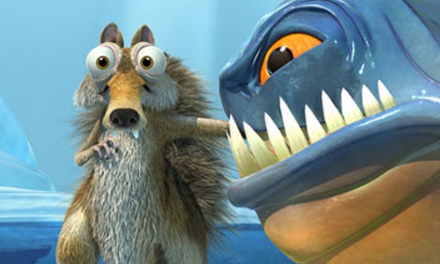 Un court métrage de Scrat présenté avant Gulliver's Travels