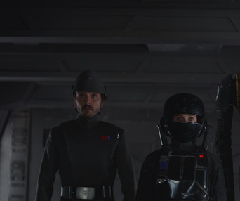Une scène du film Rogue One: A Star Wars Story