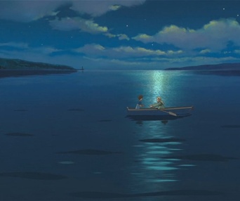 Une scène du film Souvenirs de Marnie