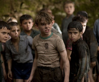 Une scène du film La guerre des boutons