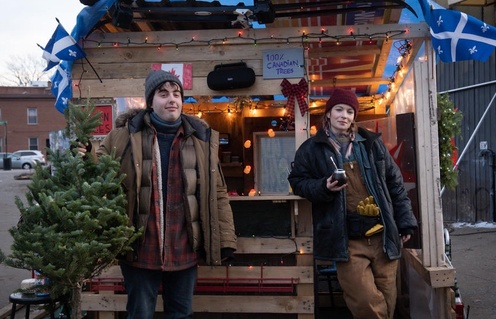Une scène du film Sapin$