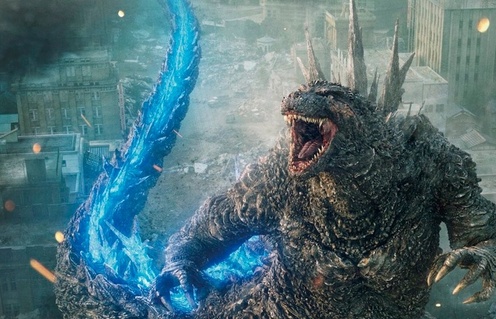 Une scène du film Godzilla Minus One