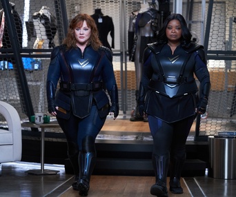 Une scène du film Thunder Force